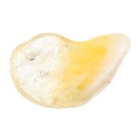 smooth yellow Citrine stone