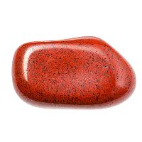 smooth red Jasper tumble stone