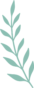 teal green laurel branch icon